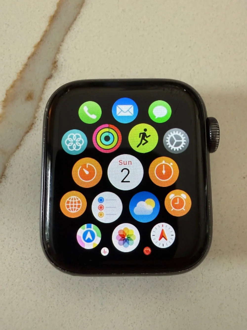 Apple watch shown